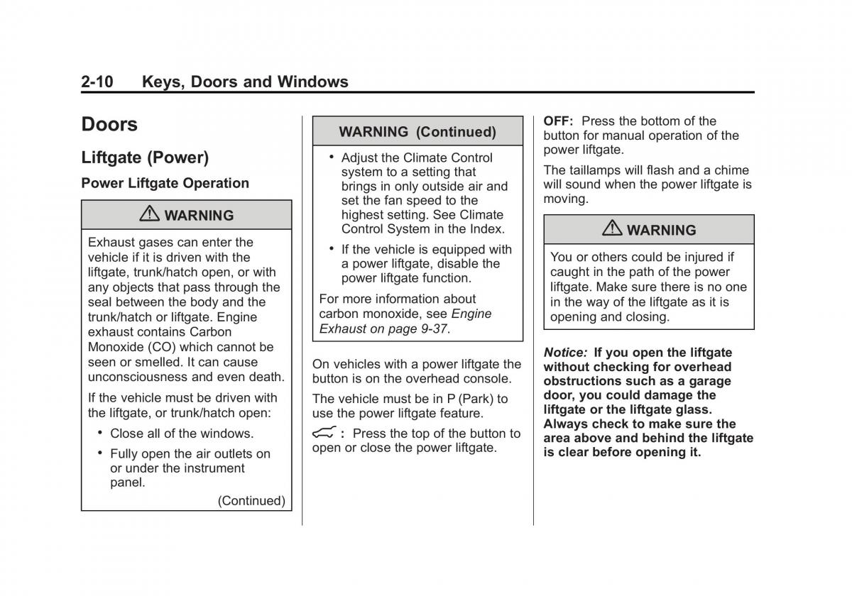 Chevrolet GMC Suburban X 10 owners manual / page 48