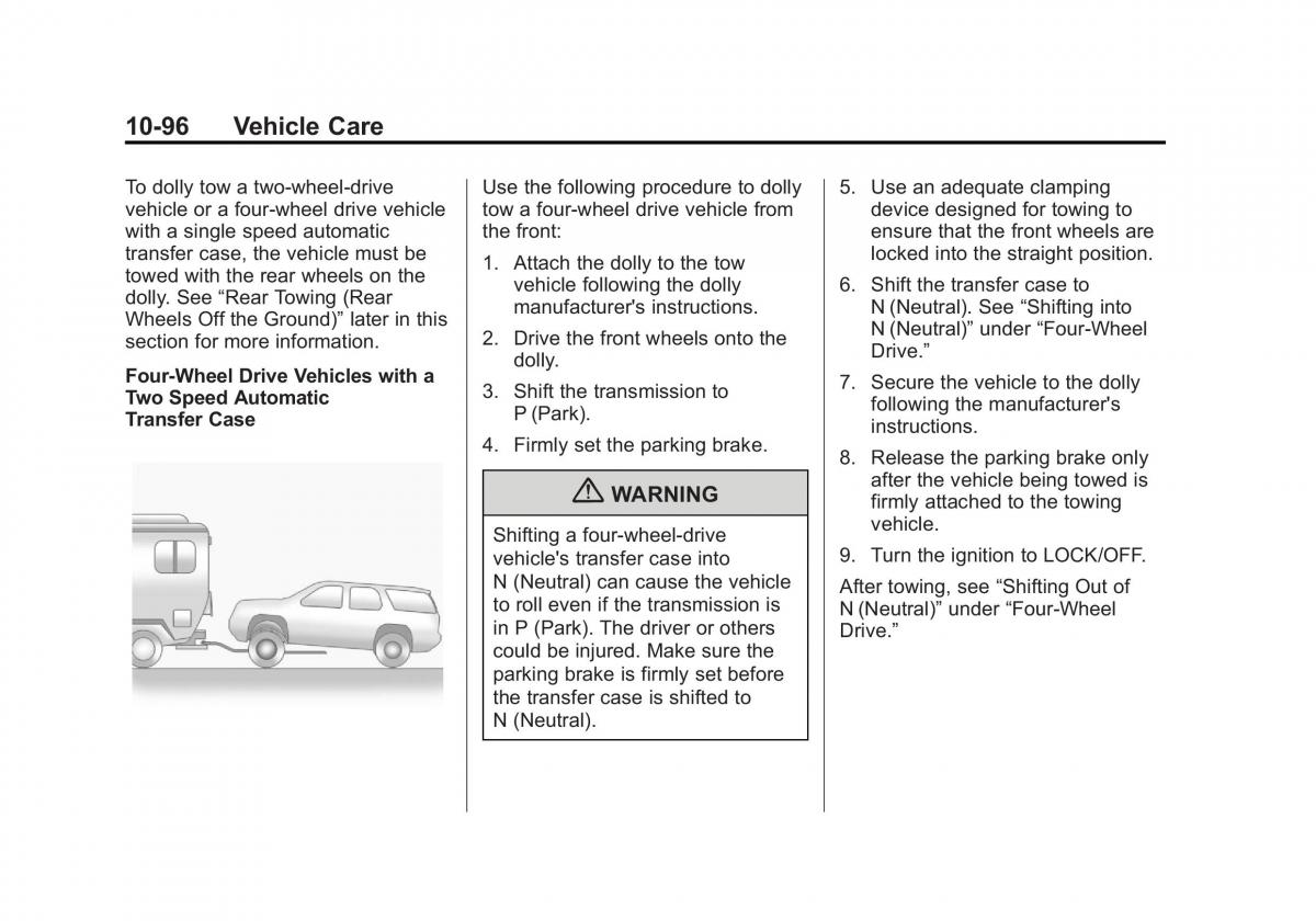 Chevrolet GMC Suburban X 10 owners manual / page 486