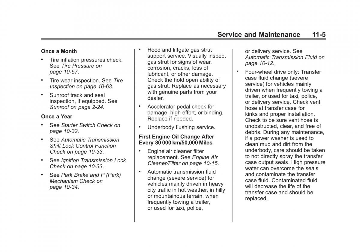 Chevrolet GMC Suburban X 10 owners manual / page 501