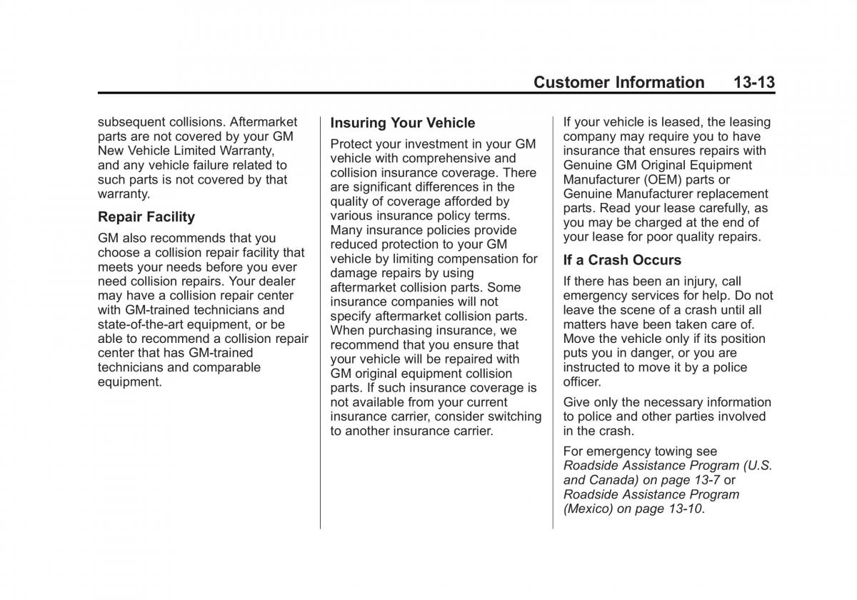 Chevrolet GMC Suburban X 10 owners manual / page 525