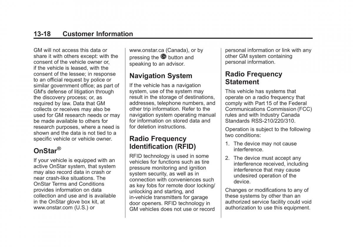 Chevrolet GMC Suburban X 10 owners manual / page 530