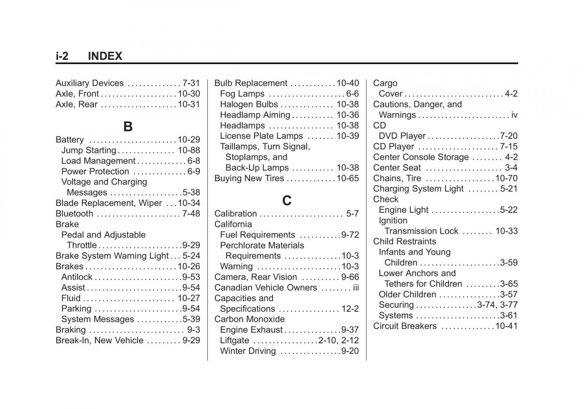 Chevrolet GMC Suburban X 10 owners manual / page 532