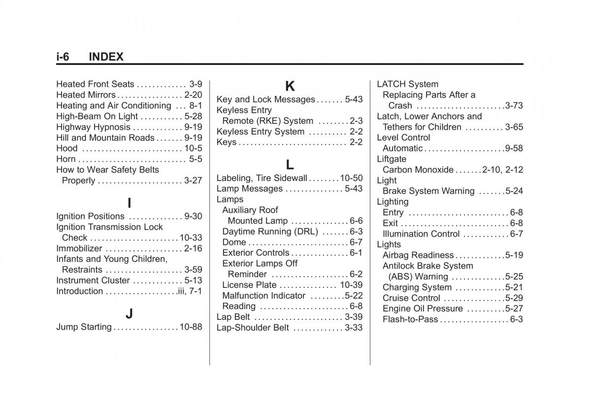 Chevrolet GMC Suburban X 10 owners manual / page 536