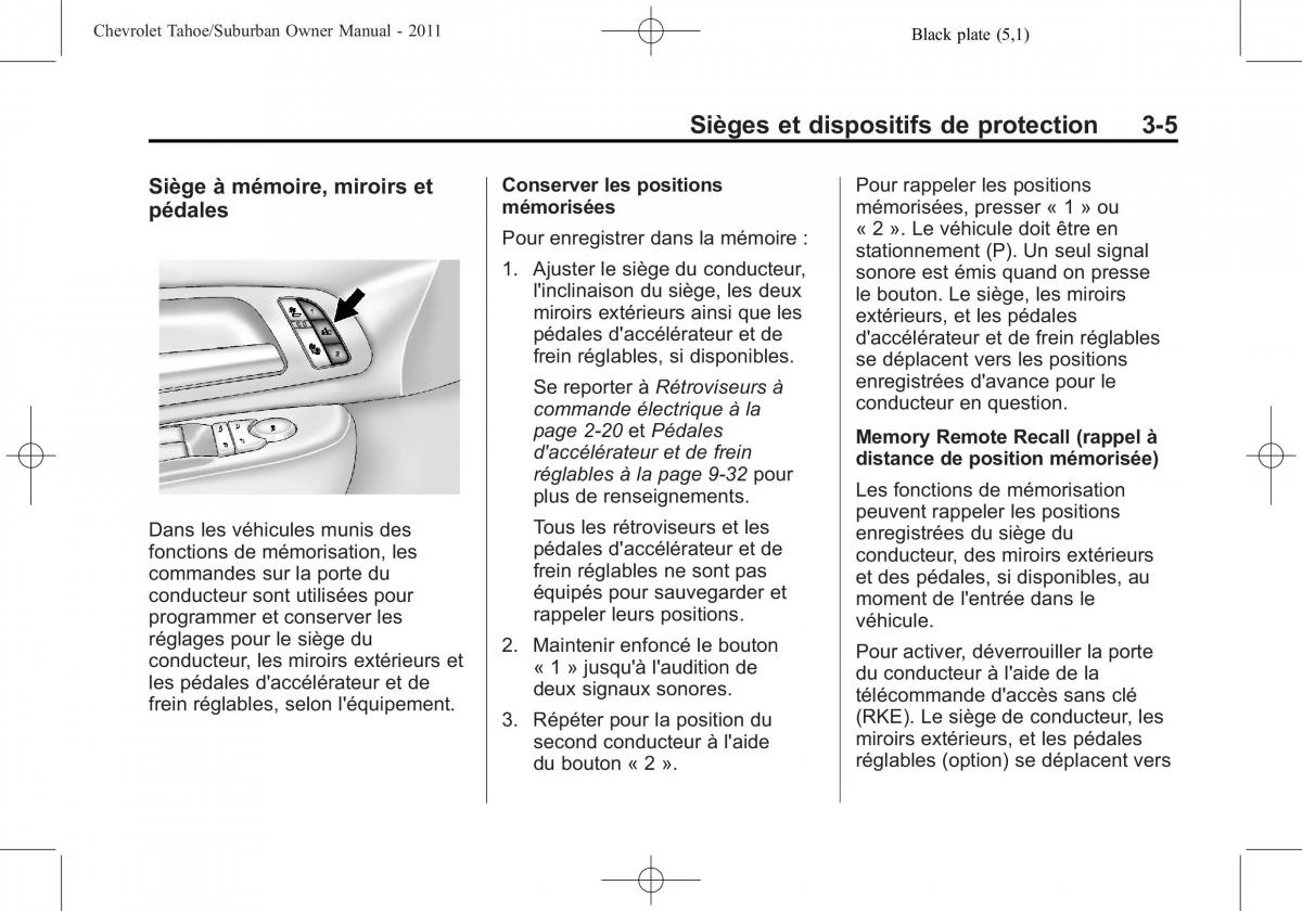 Chevrolet GMC Suburban X 10 manuel du proprietaire / page 71