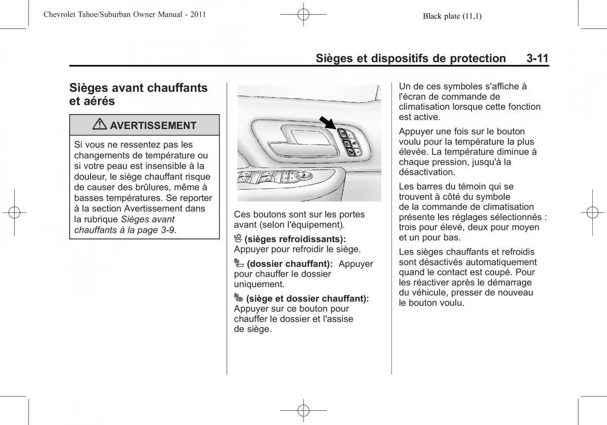 Chevrolet GMC Suburban X 10 manuel du proprietaire / page 77