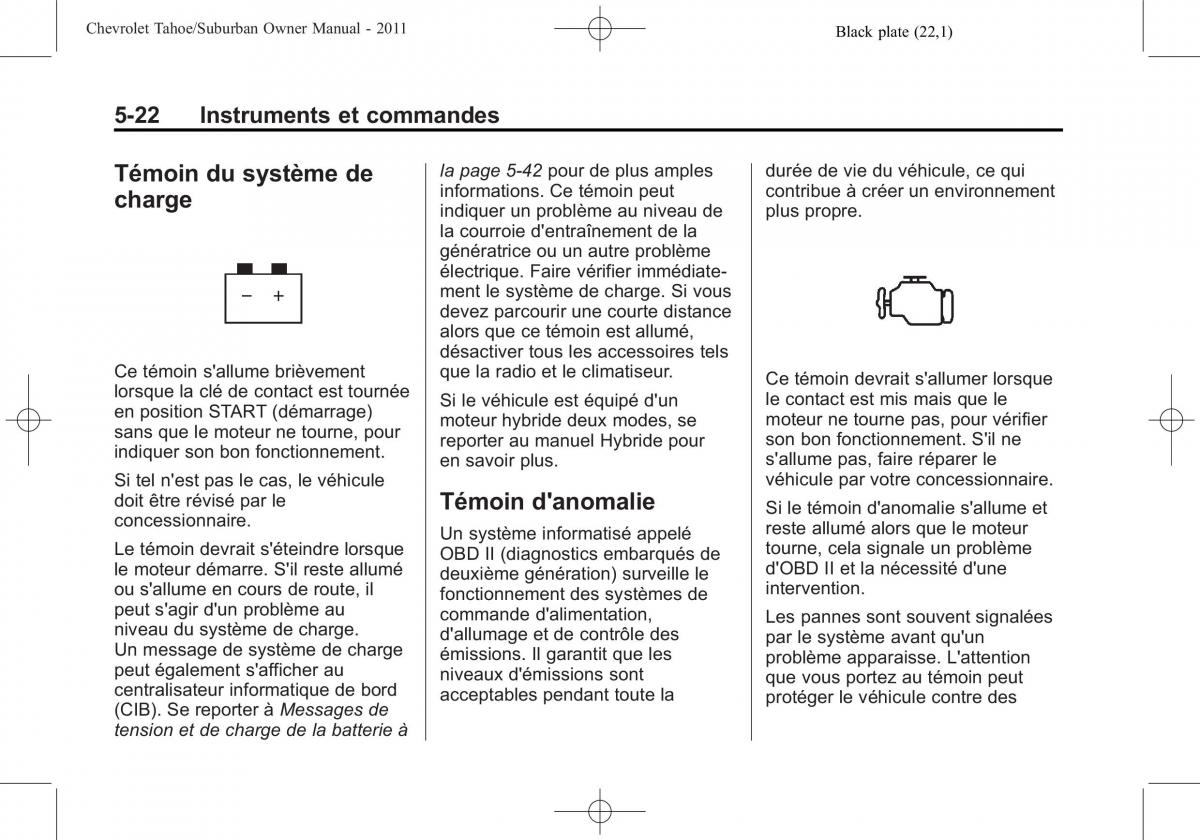 Chevrolet GMC Suburban X 10 manuel du proprietaire / page 176