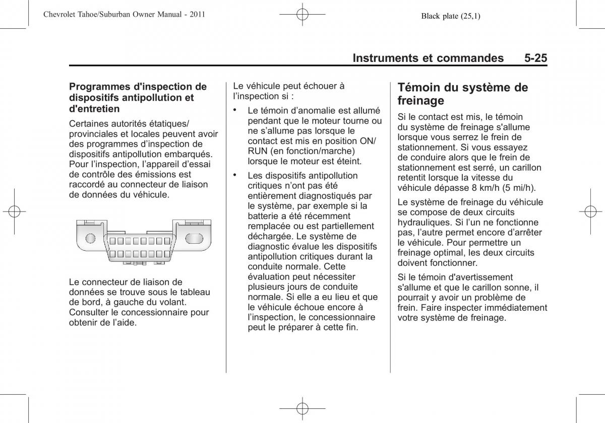 Chevrolet GMC Suburban X 10 manuel du proprietaire / page 179