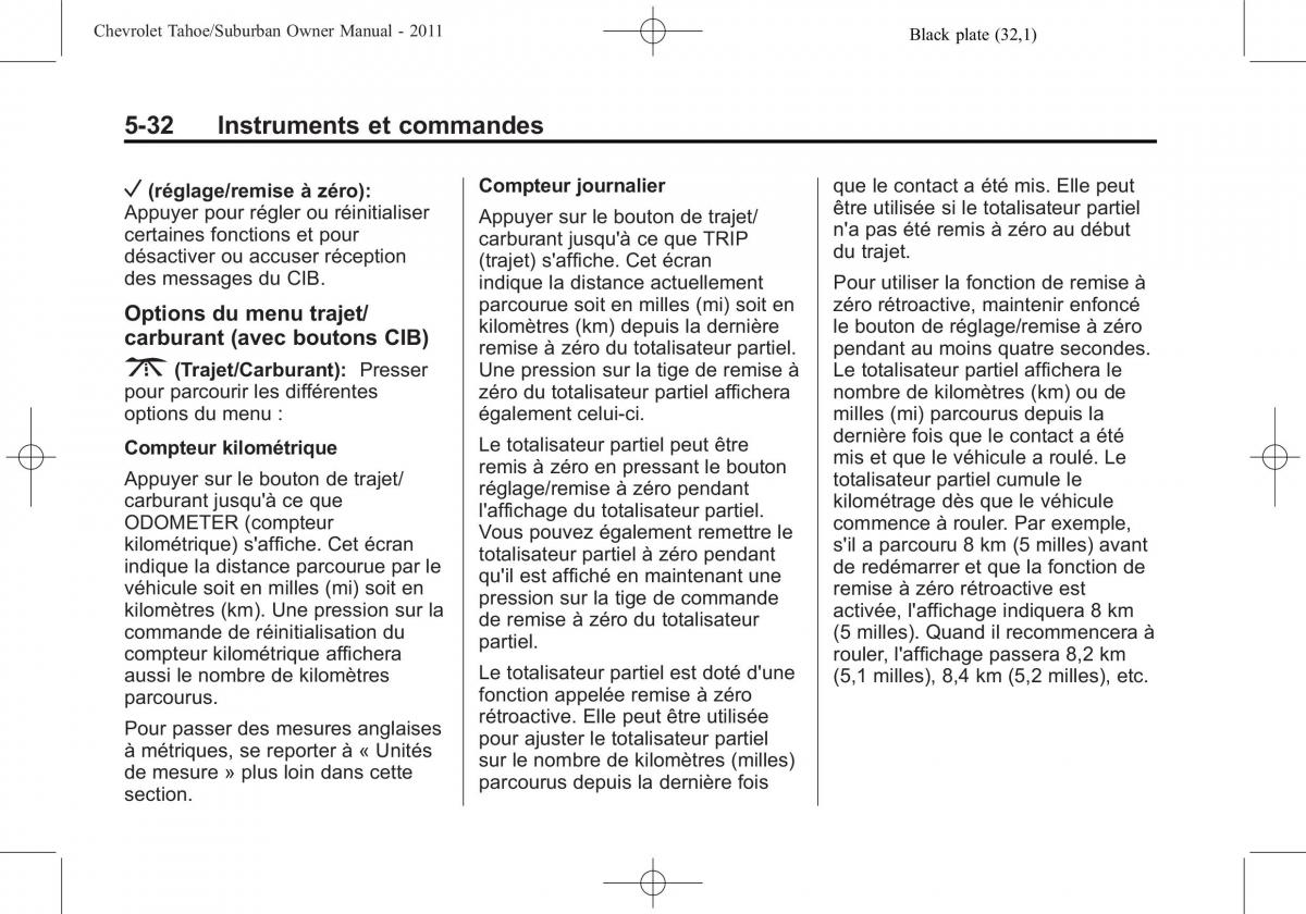 Chevrolet GMC Suburban X 10 manuel du proprietaire / page 186