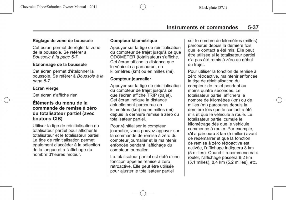 Chevrolet GMC Suburban X 10 manuel du proprietaire / page 191