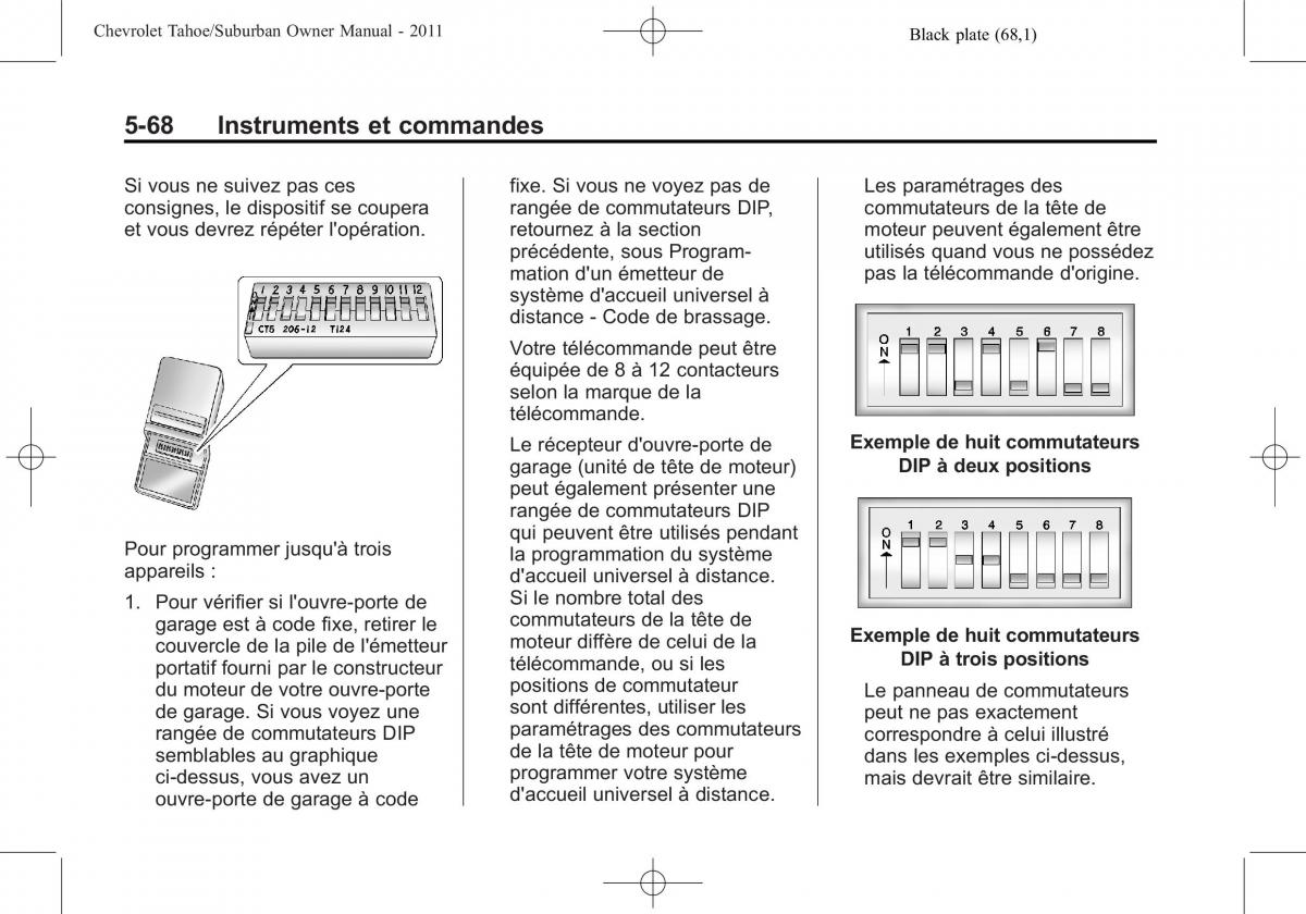 Chevrolet GMC Suburban X 10 manuel du proprietaire / page 222