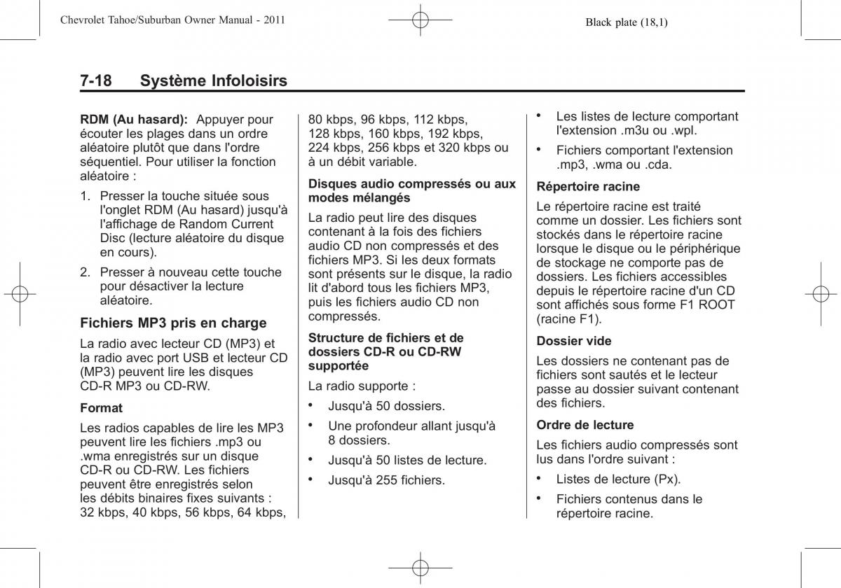 Chevrolet GMC Suburban X 10 manuel du proprietaire / page 254