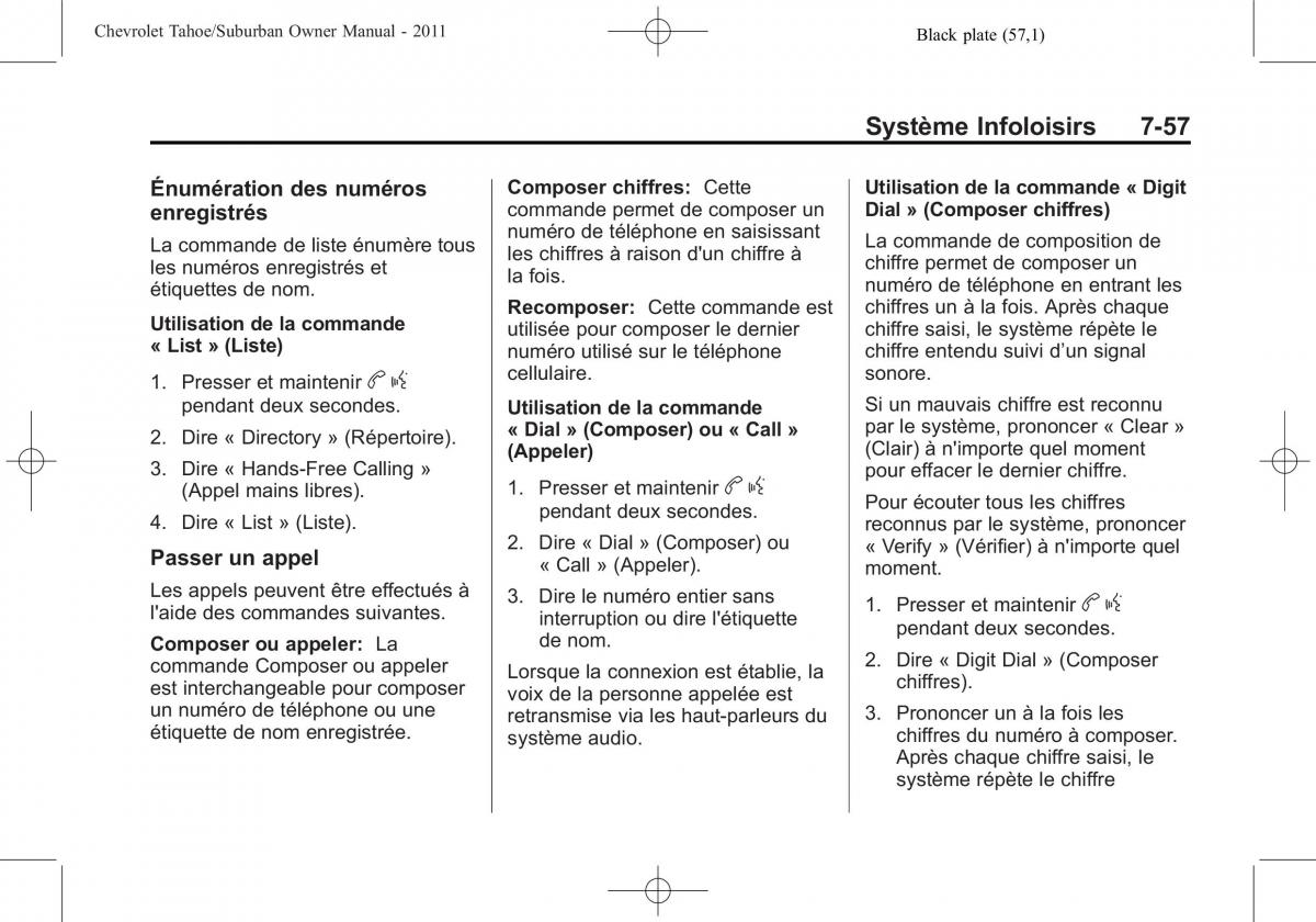 Chevrolet GMC Suburban X 10 manuel du proprietaire / page 293