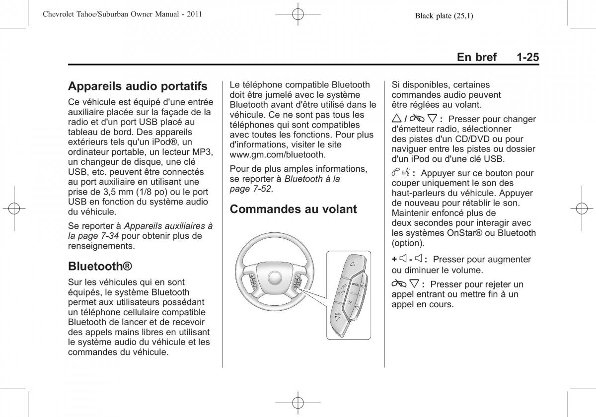 Chevrolet GMC Suburban X 10 manuel du proprietaire / page 31