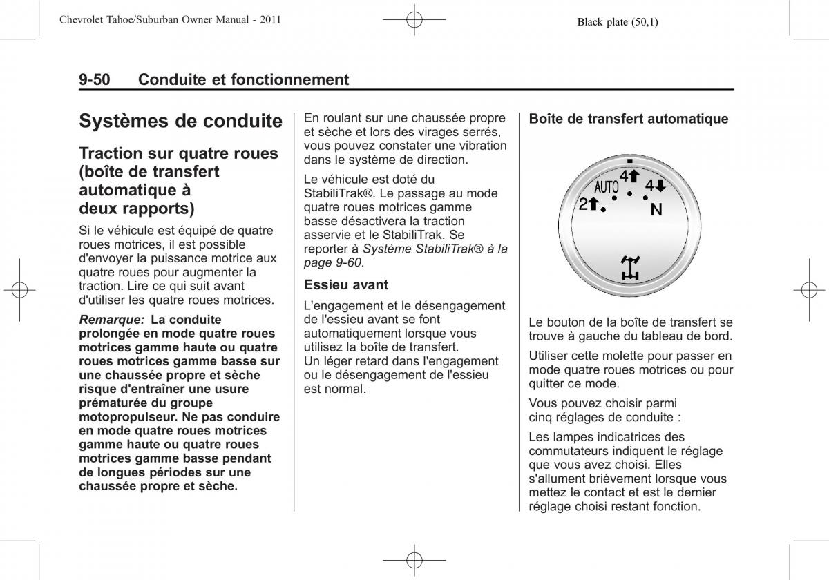 Chevrolet GMC Suburban X 10 manuel du proprietaire / page 360