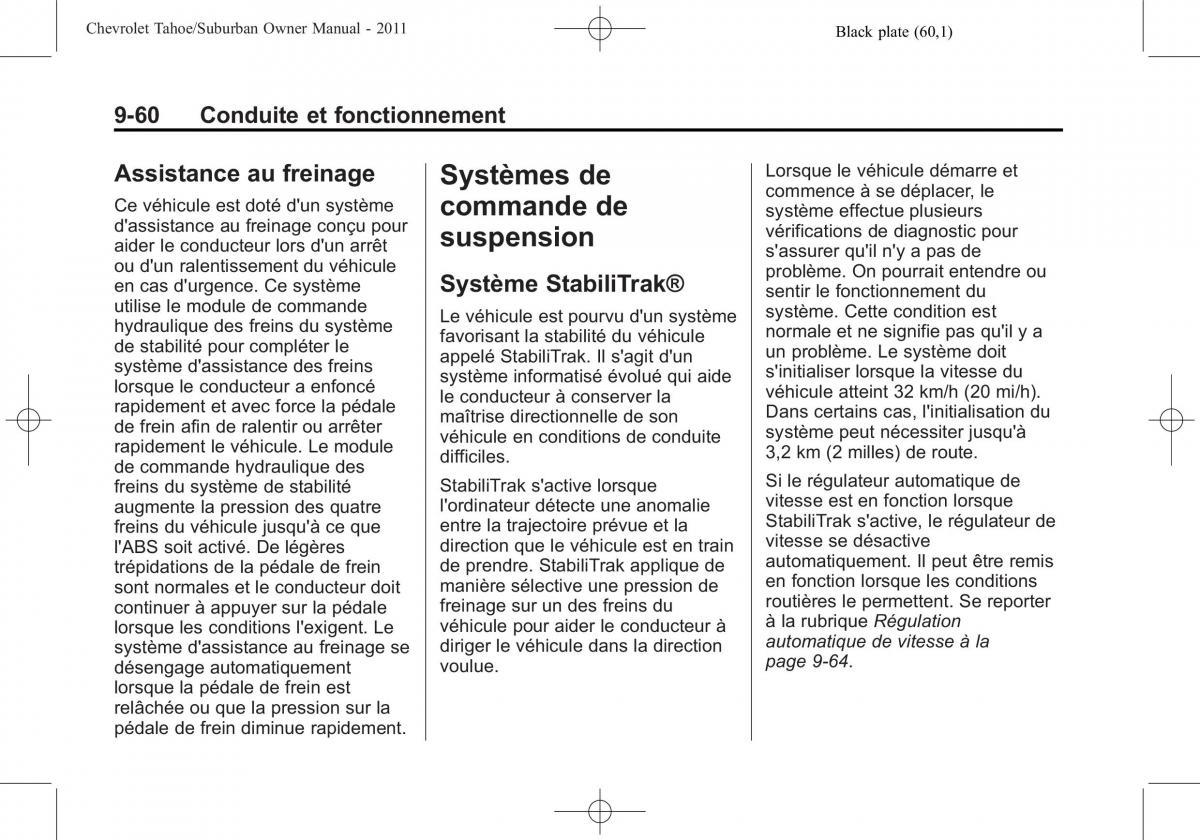 Chevrolet GMC Suburban X 10 manuel du proprietaire / page 370