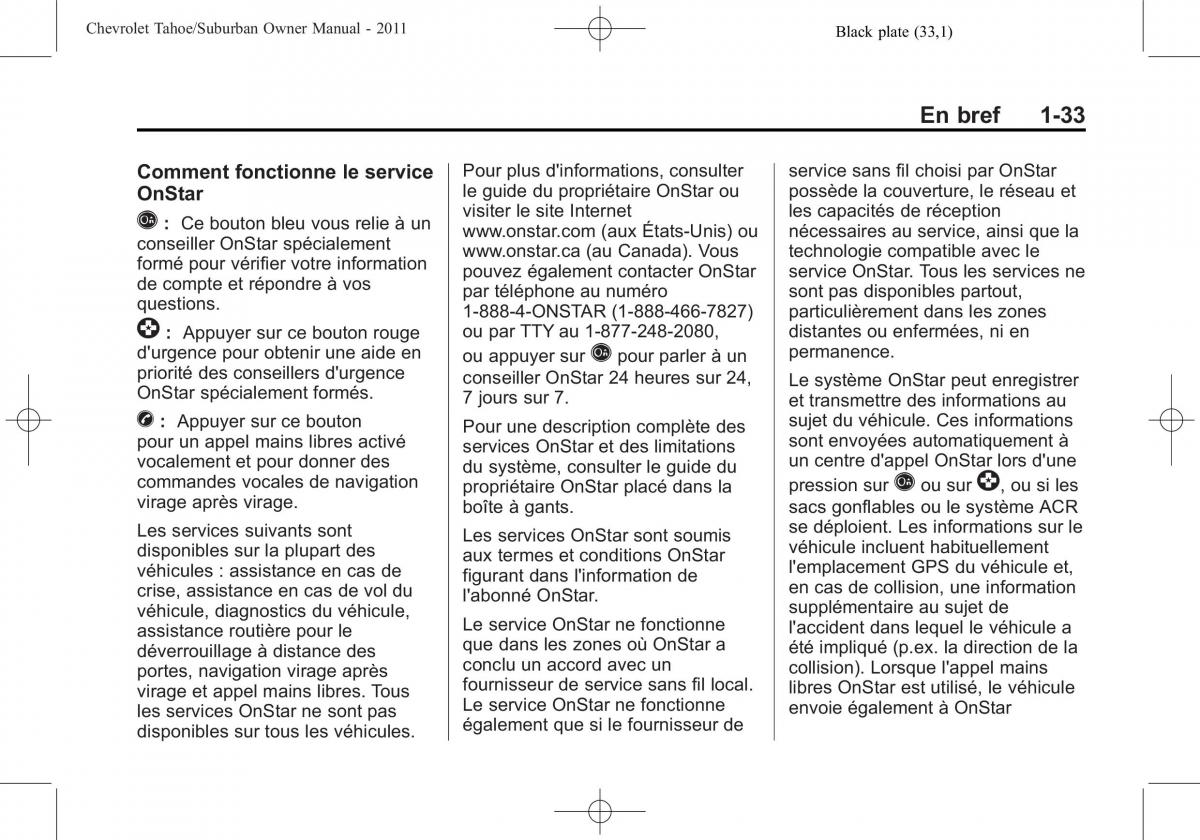 Chevrolet GMC Suburban X 10 manuel du proprietaire / page 39