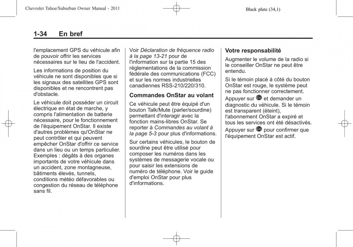 Chevrolet GMC Suburban X 10 manuel du proprietaire / page 40