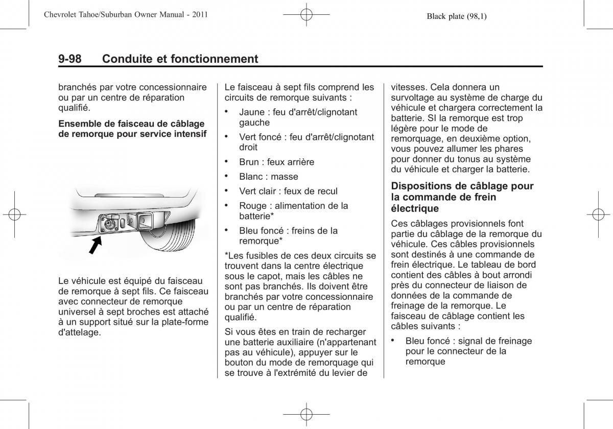 Chevrolet GMC Suburban X 10 manuel du proprietaire / page 408