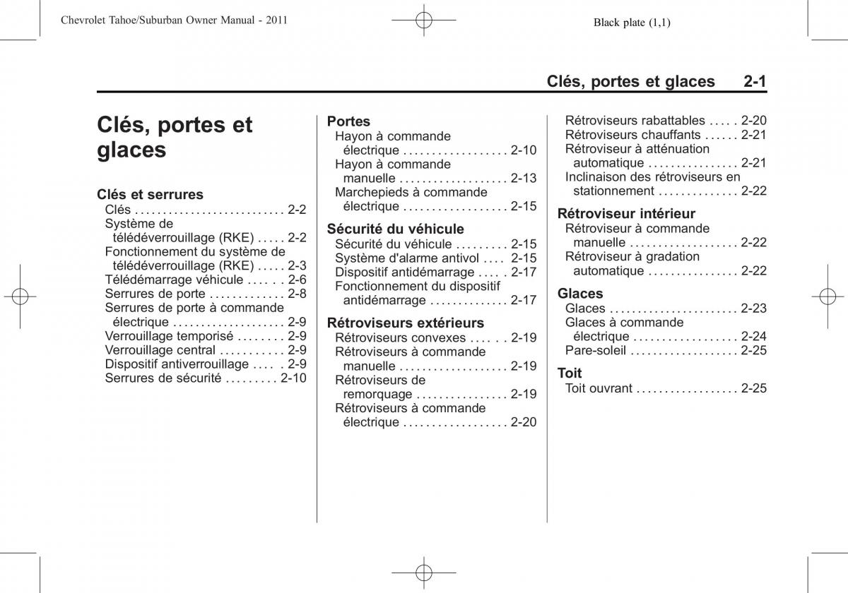 Chevrolet GMC Suburban X 10 manuel du proprietaire / page 41