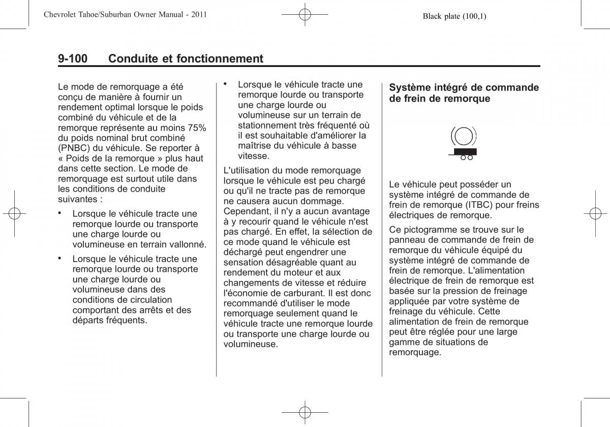 Chevrolet GMC Suburban X 10 manuel du proprietaire / page 410