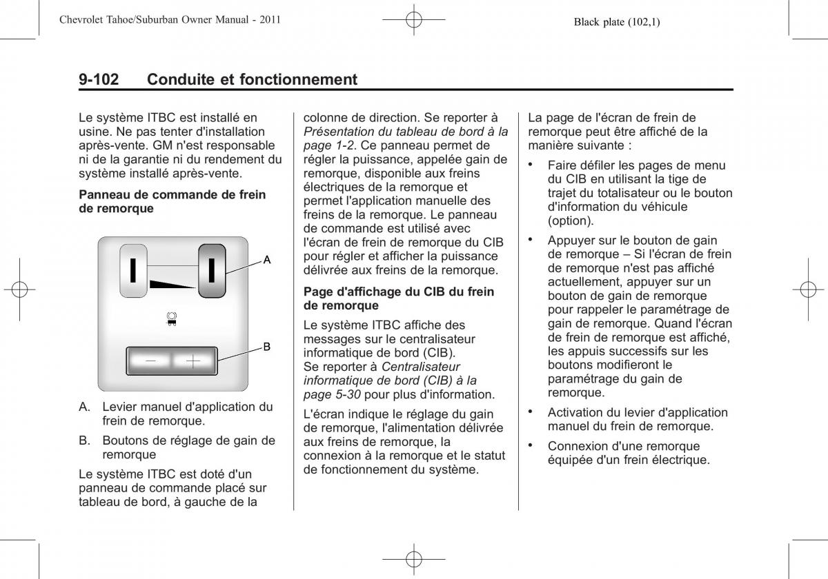 Chevrolet GMC Suburban X 10 manuel du proprietaire / page 412