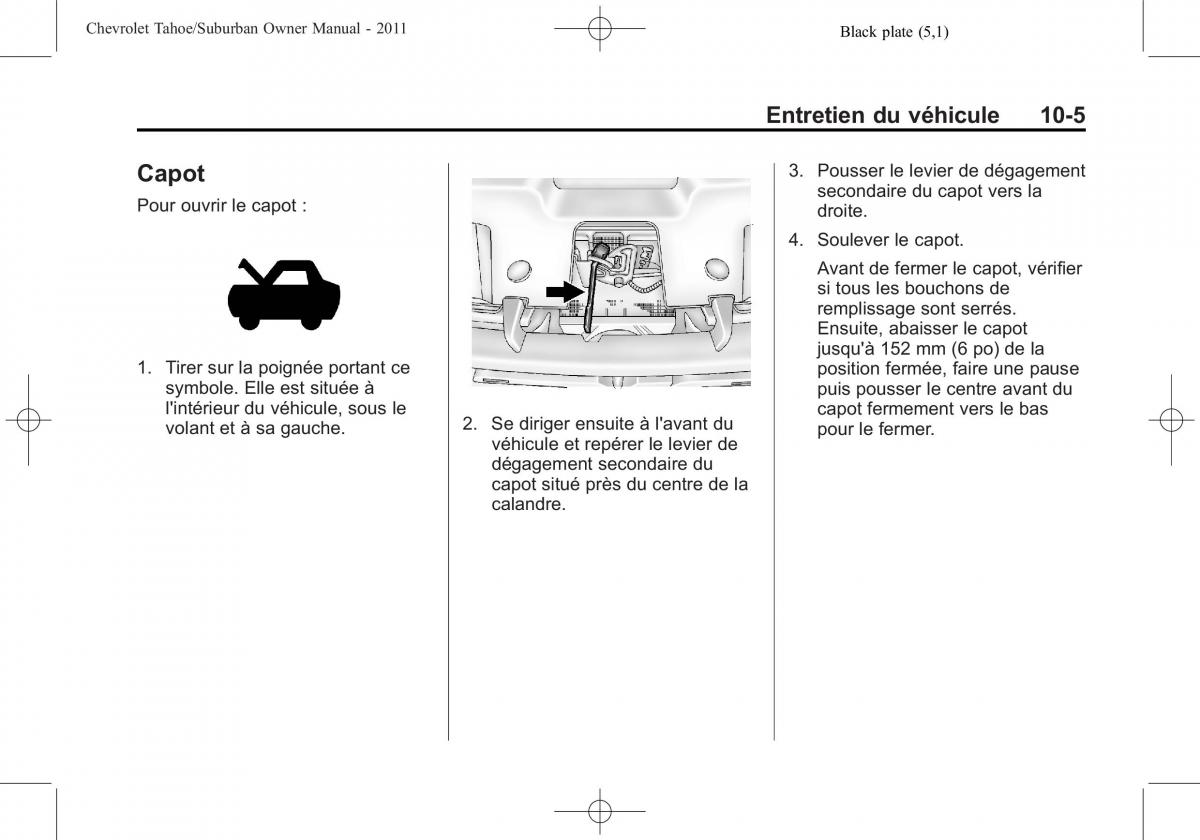 Chevrolet GMC Suburban X 10 manuel du proprietaire / page 427