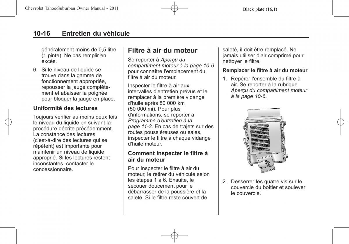 Chevrolet GMC Suburban X 10 manuel du proprietaire / page 438