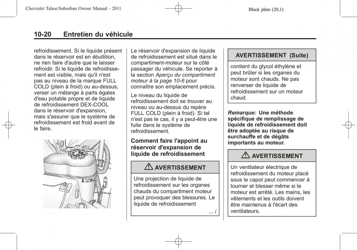 Chevrolet GMC Suburban X 10 manuel du proprietaire / page 442