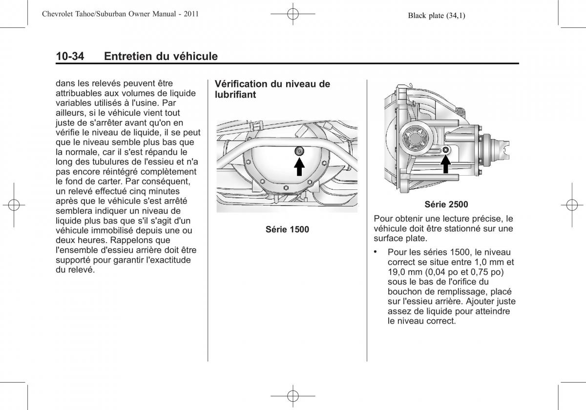 Chevrolet GMC Suburban X 10 manuel du proprietaire / page 456