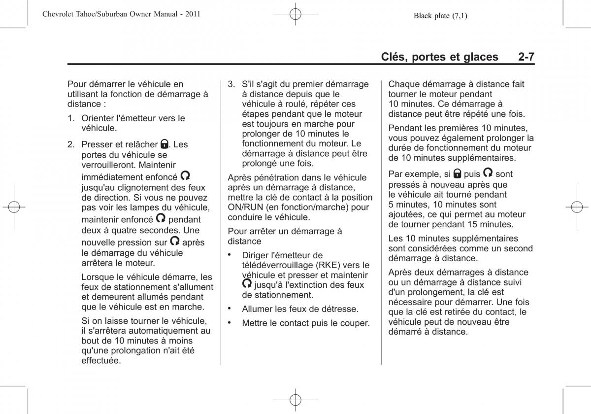 Chevrolet GMC Suburban X 10 manuel du proprietaire / page 47