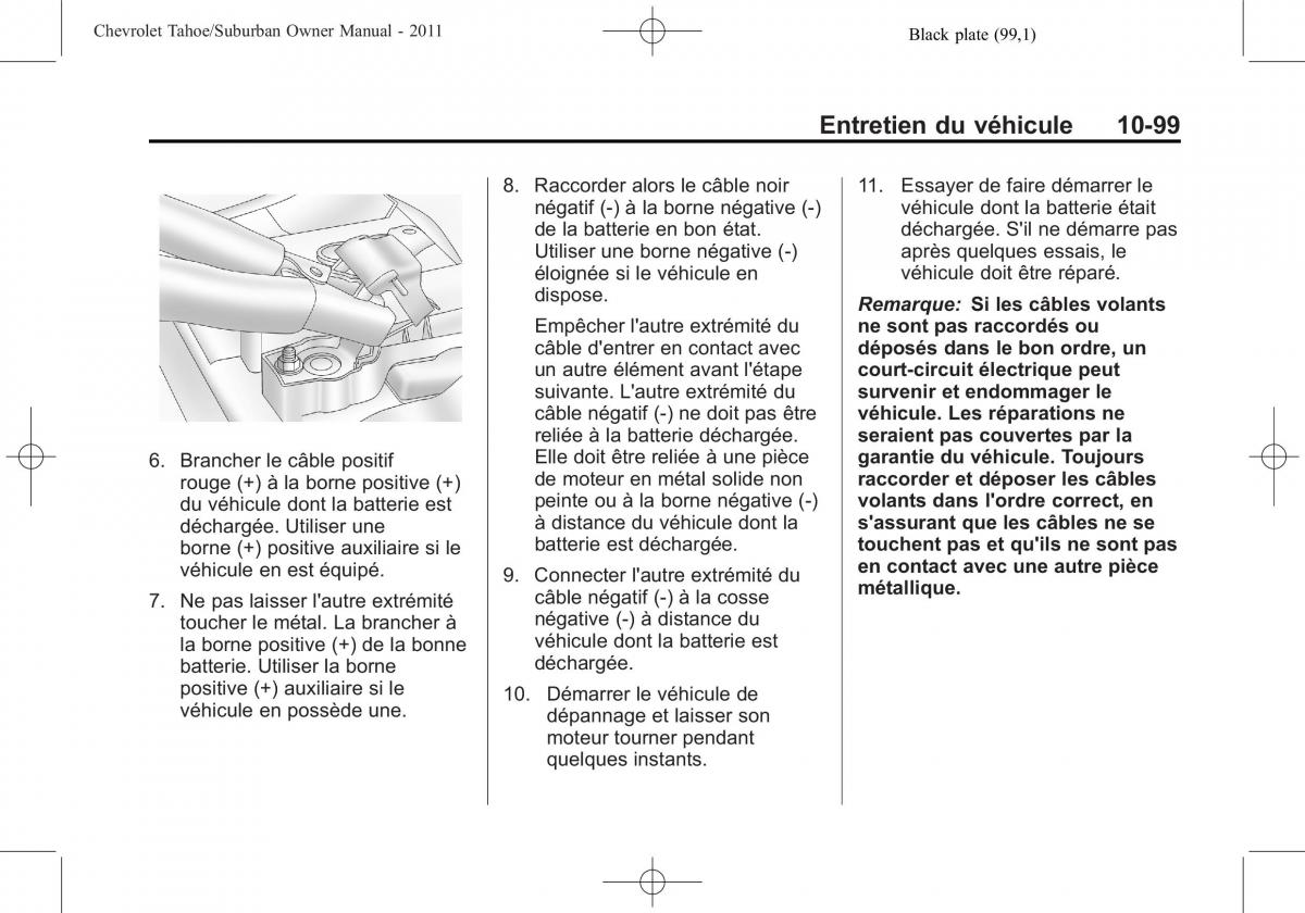 Chevrolet GMC Suburban X 10 manuel du proprietaire / page 521