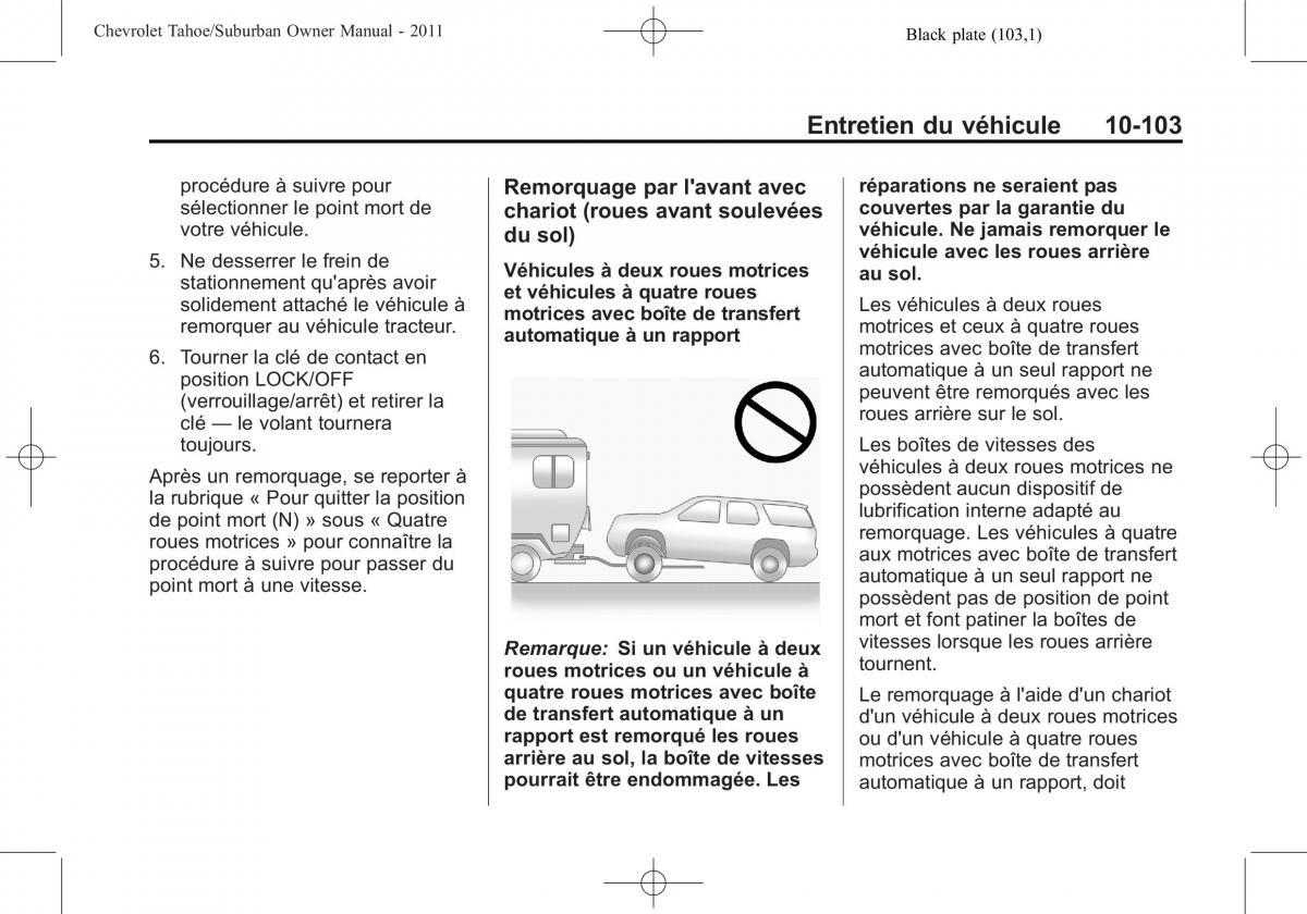 Chevrolet GMC Suburban X 10 manuel du proprietaire / page 525