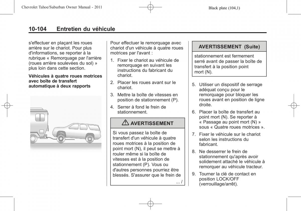 Chevrolet GMC Suburban X 10 manuel du proprietaire / page 526