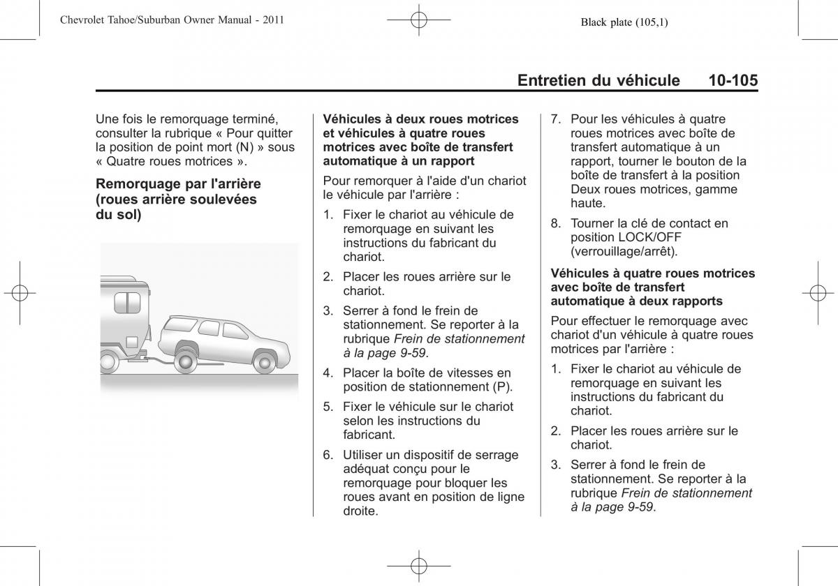 Chevrolet GMC Suburban X 10 manuel du proprietaire / page 527