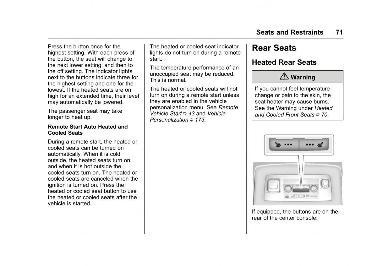 Chevrolet GMC Suburban XI 11 owners manual / page 72