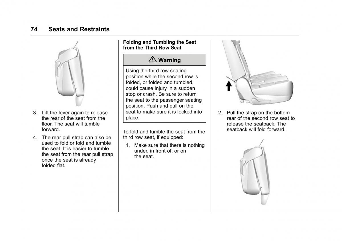 Chevrolet GMC Suburban XI 11 owners manual / page 75