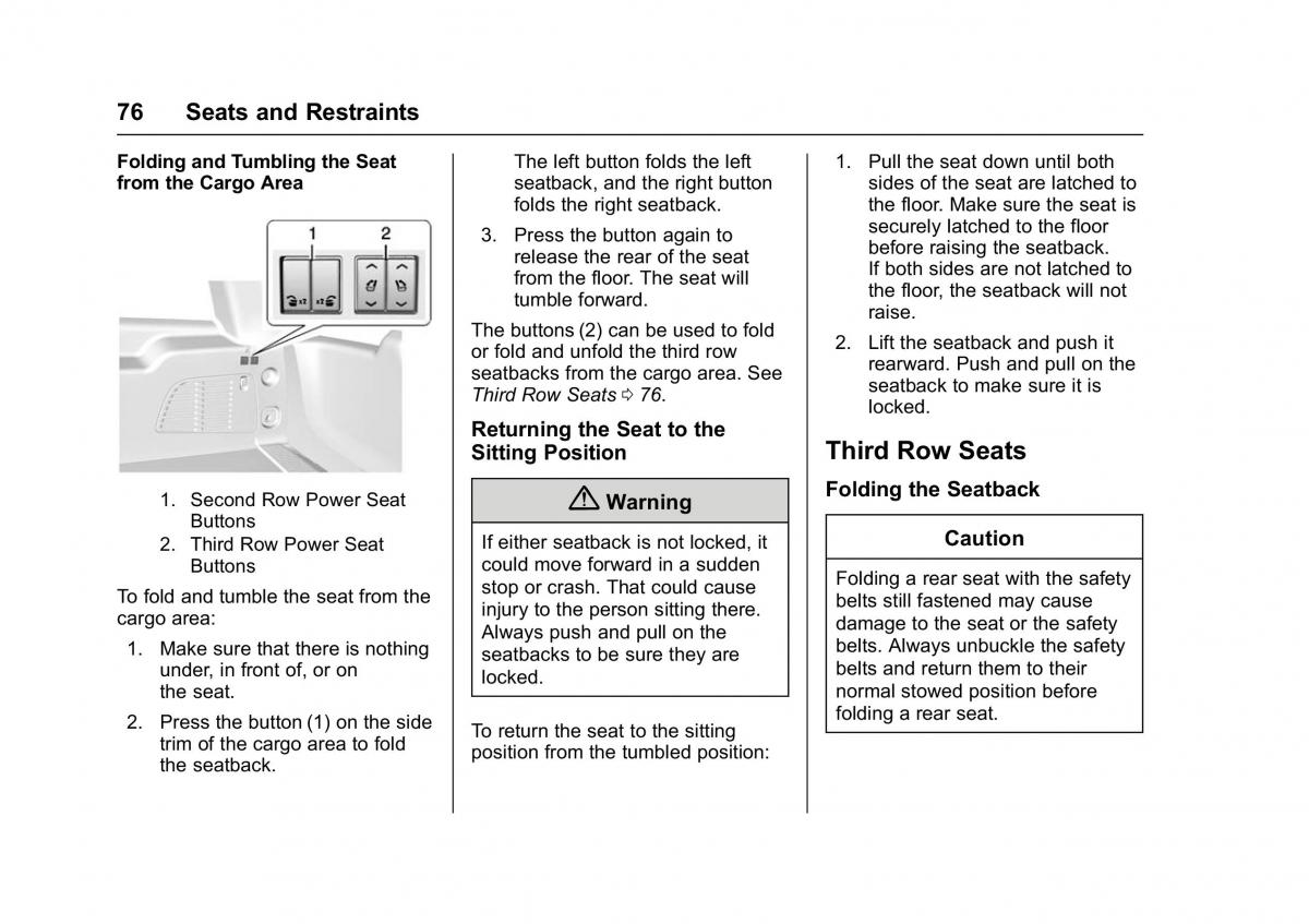 Chevrolet GMC Suburban XI 11 owners manual / page 77