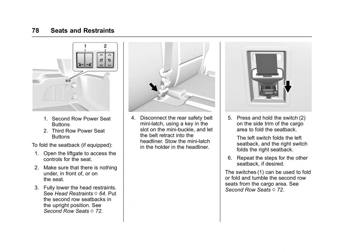 Chevrolet GMC Suburban XI 11 owners manual / page 79