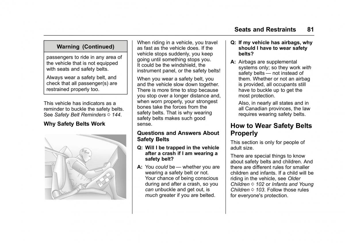 Chevrolet GMC Suburban XI 11 owners manual / page 82