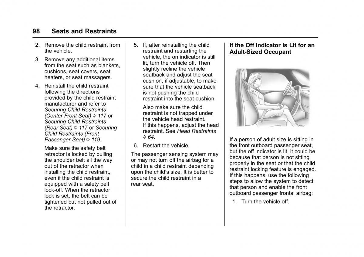 Chevrolet GMC Suburban XI 11 owners manual / page 99