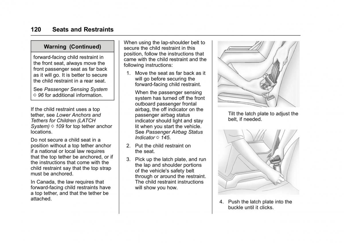 Chevrolet GMC Suburban XI 11 owners manual / page 121