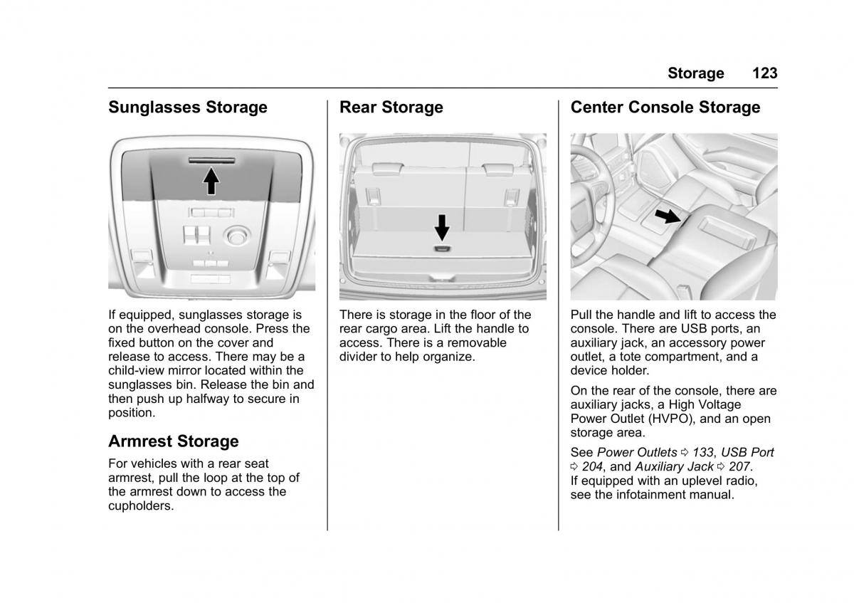 Chevrolet GMC Suburban XI 11 owners manual / page 124