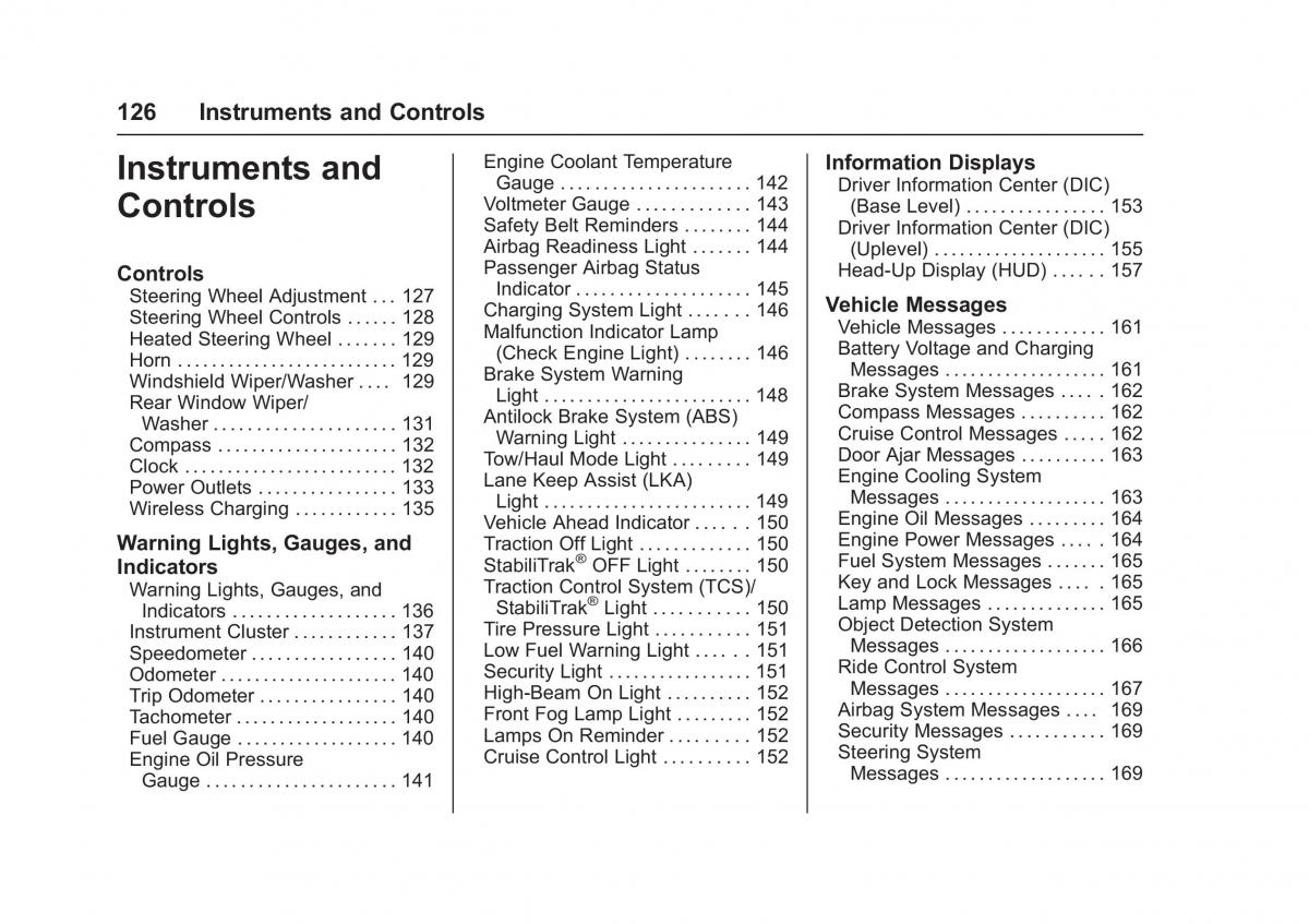 Chevrolet GMC Suburban XI 11 owners manual / page 127