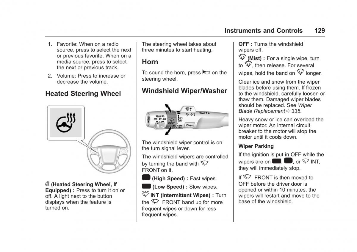 Chevrolet GMC Suburban XI 11 owners manual / page 130