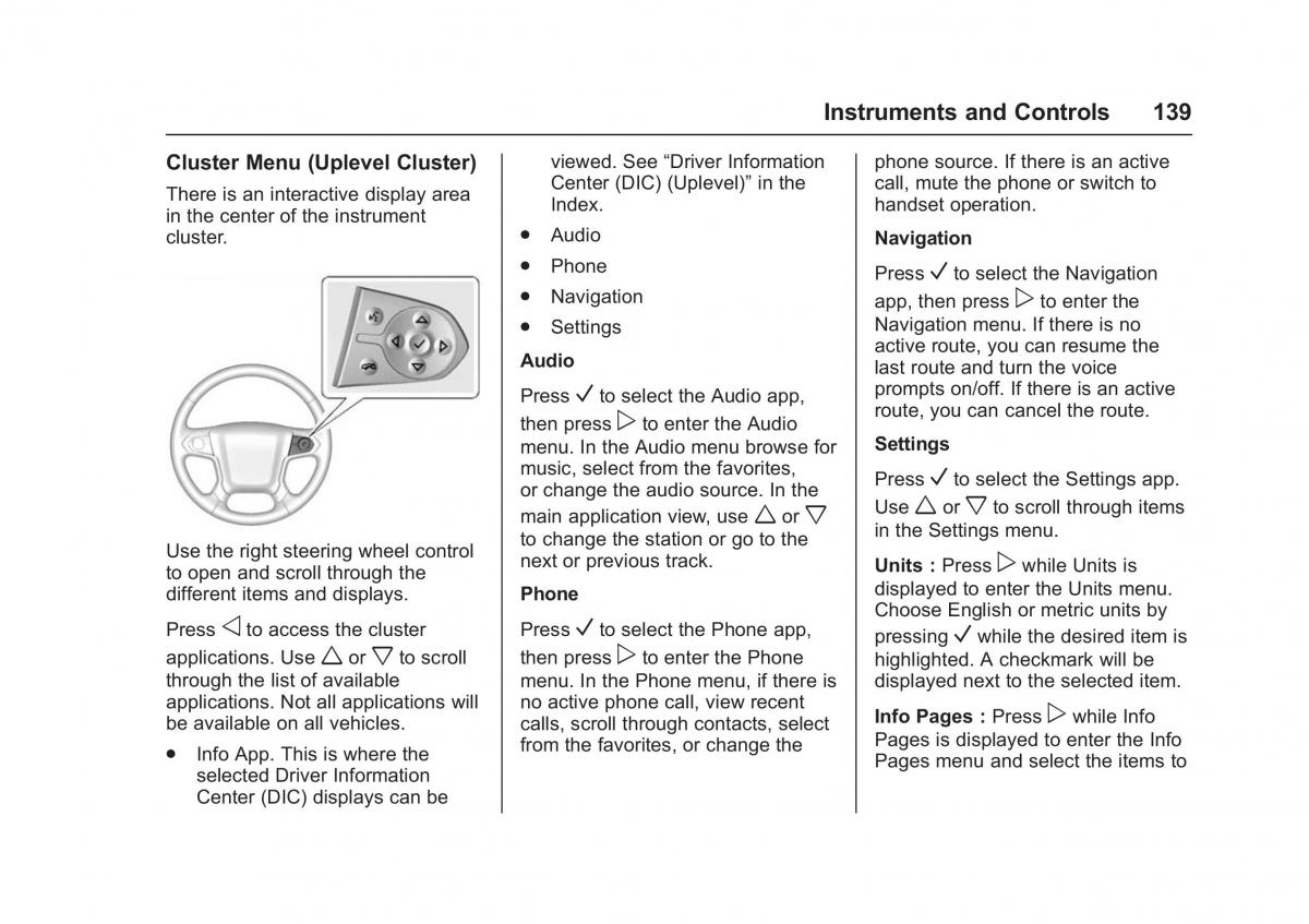 Chevrolet GMC Suburban XI 11 owners manual / page 140