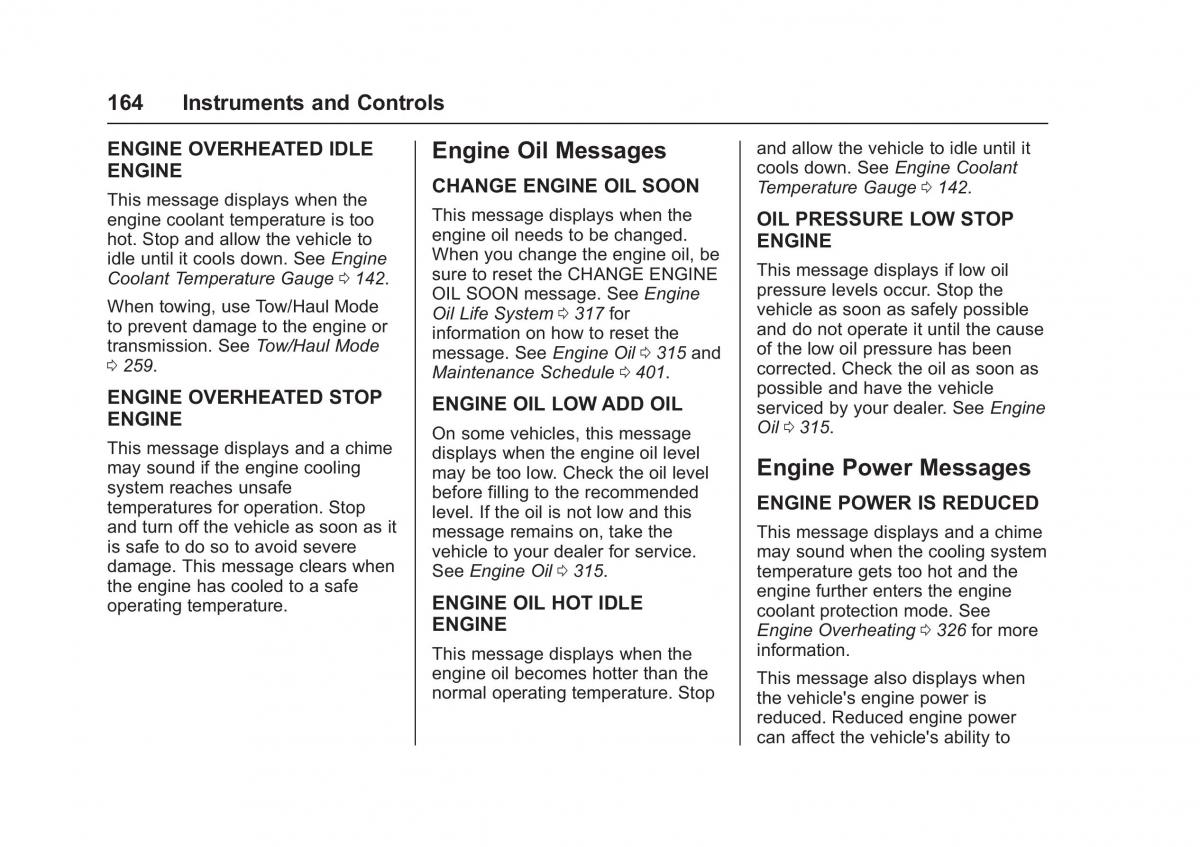 Chevrolet GMC Suburban XI 11 owners manual / page 165