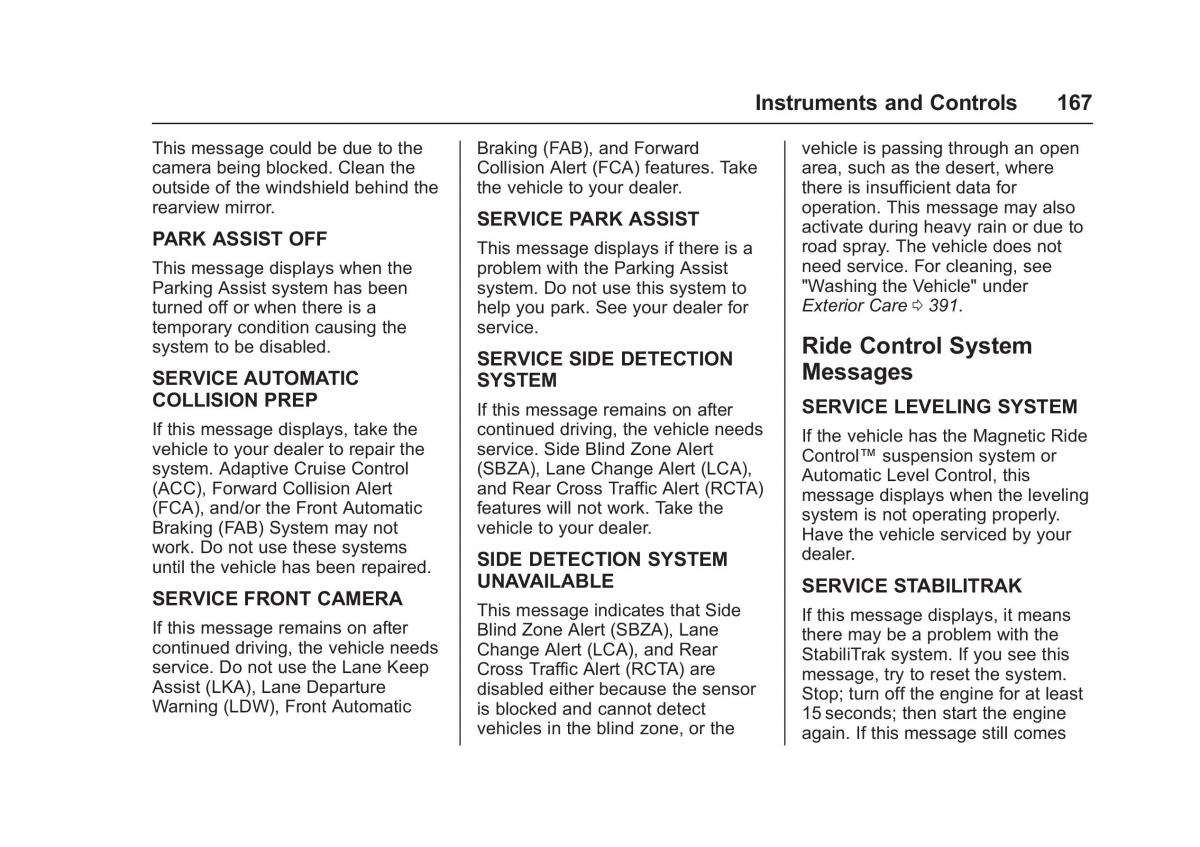 Chevrolet GMC Suburban XI 11 owners manual / page 168