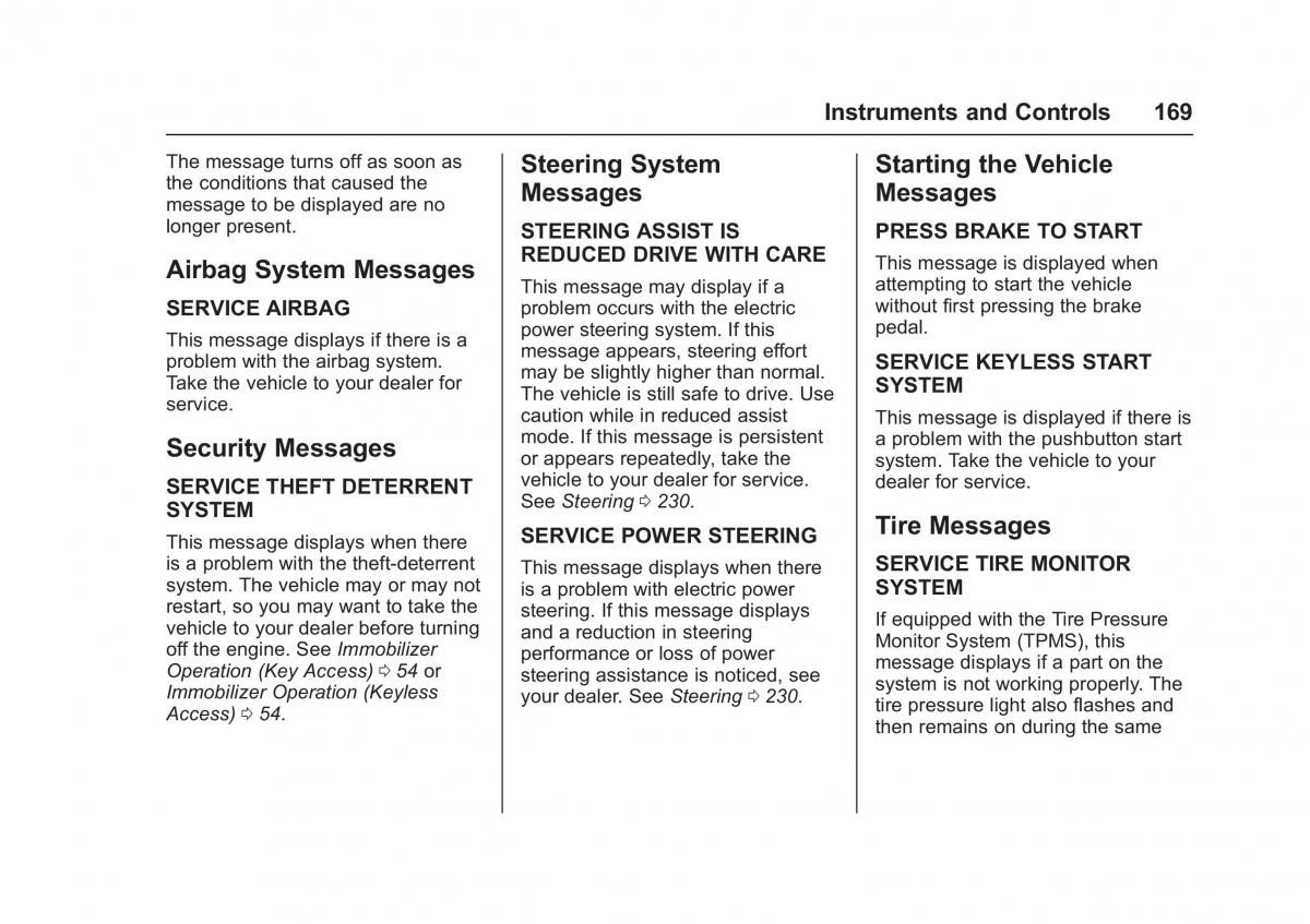 Chevrolet GMC Suburban XI 11 owners manual / page 170