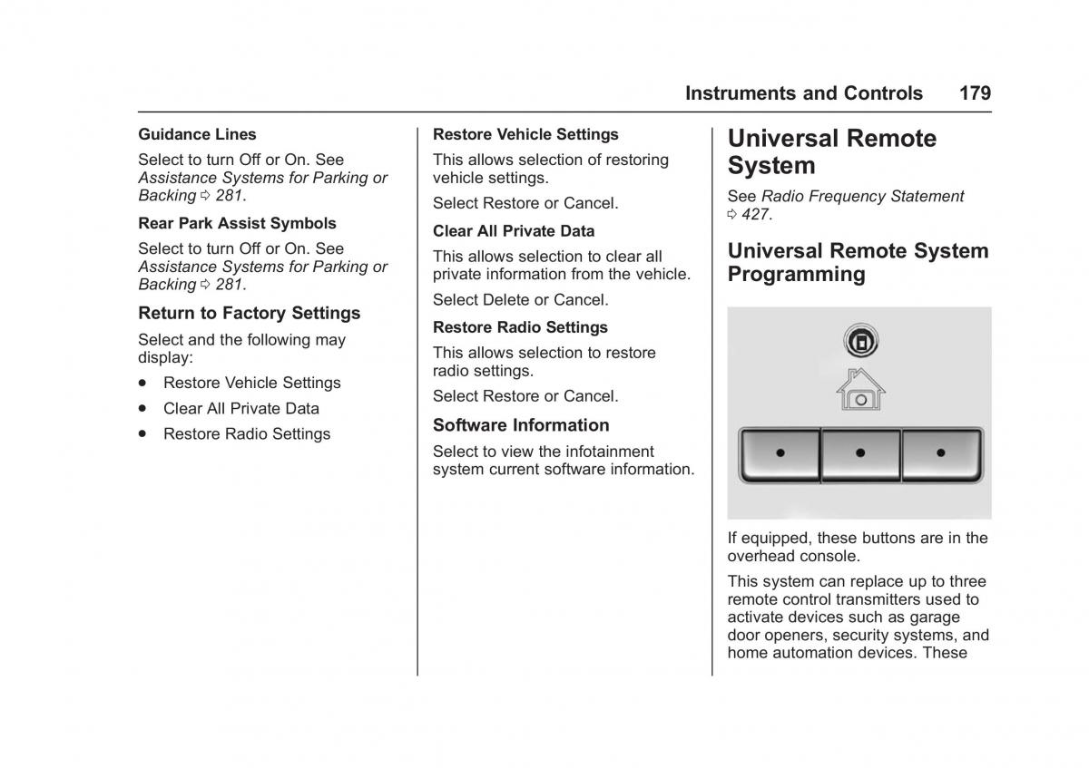 Chevrolet GMC Suburban XI 11 owners manual / page 180