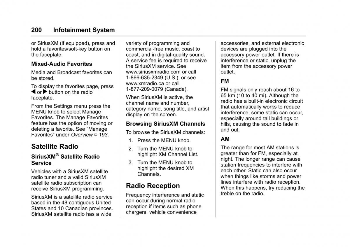 Chevrolet GMC Suburban XI 11 owners manual / page 201